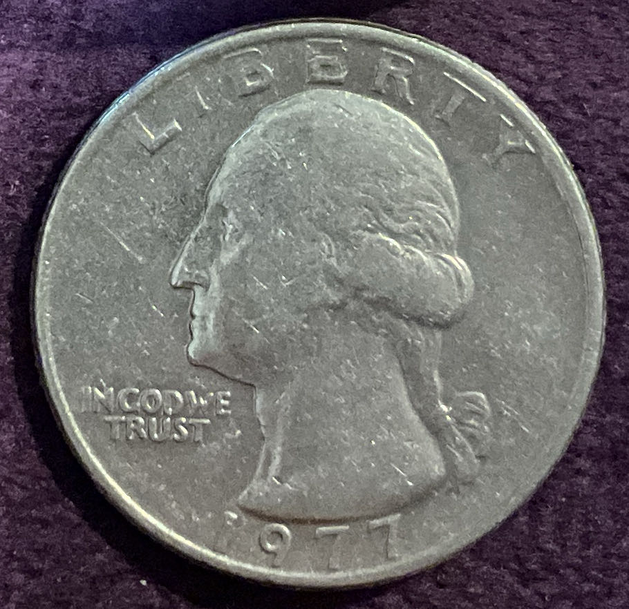 Quarter Washington 1977 11  coin collectible - Main Image 3