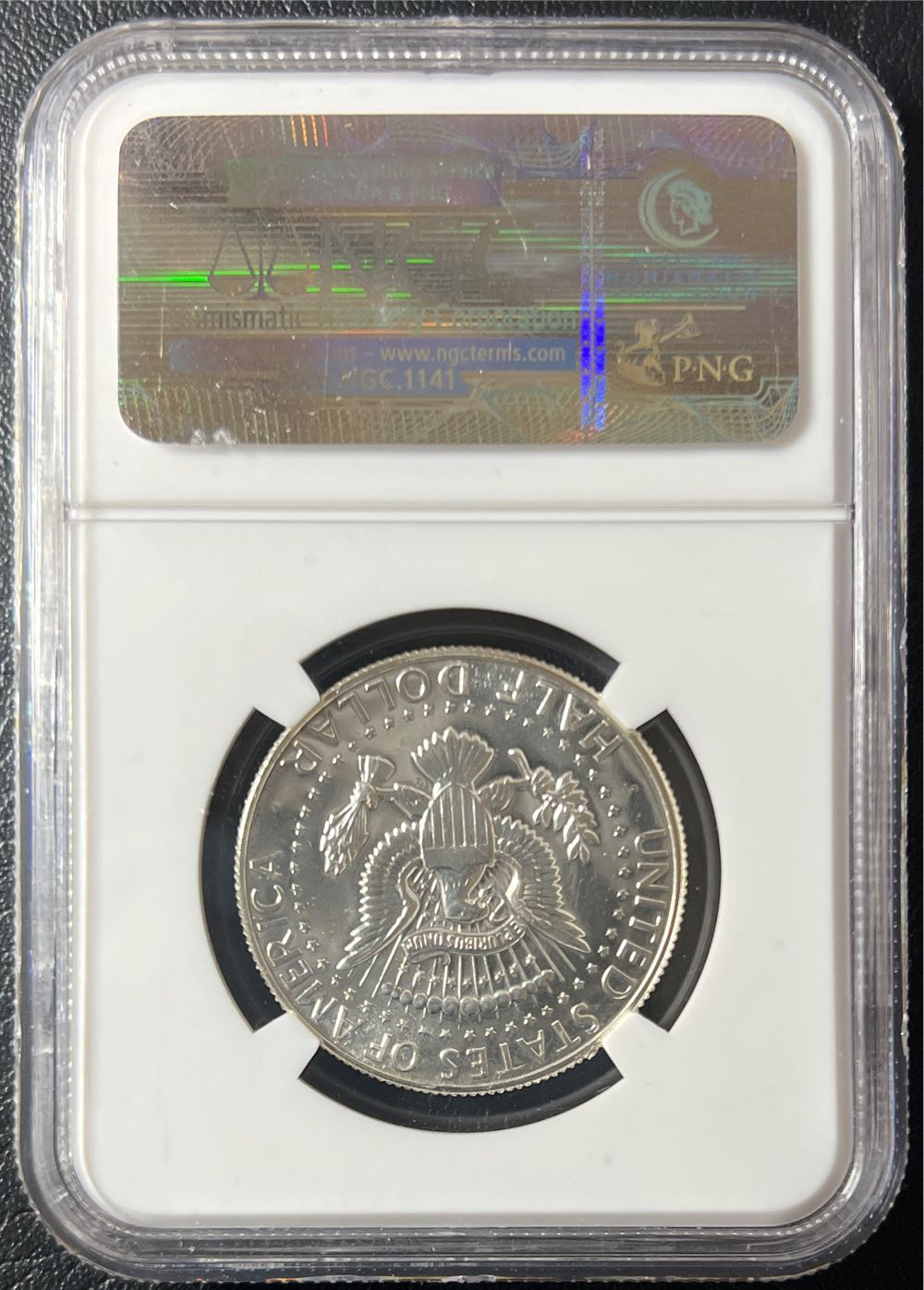 1967 SMS Kennedy Half Dollar MS 67  coin collectible - Main Image 2