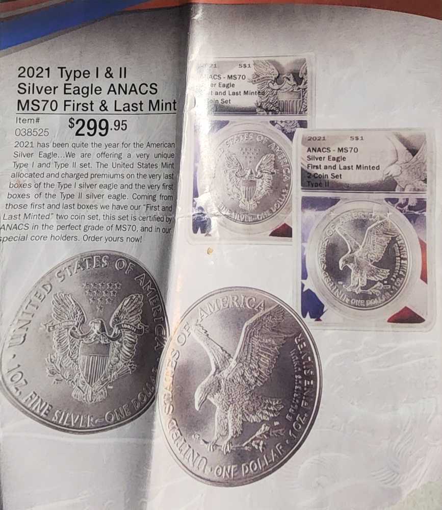 2021 S$1 Silver Eagle Coin (Type 1)  coin collectible - Main Image 3