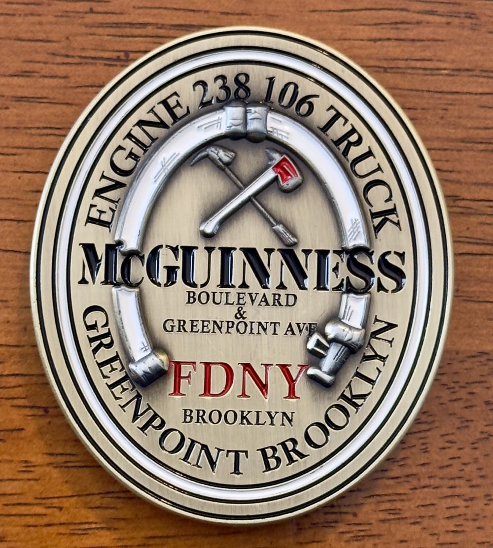 FDNY E238 / L106  coin collectible - Main Image 2