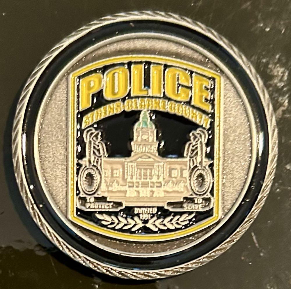 Athens-Clarke County (GA) Police Department  coin collectible - Main Image 2