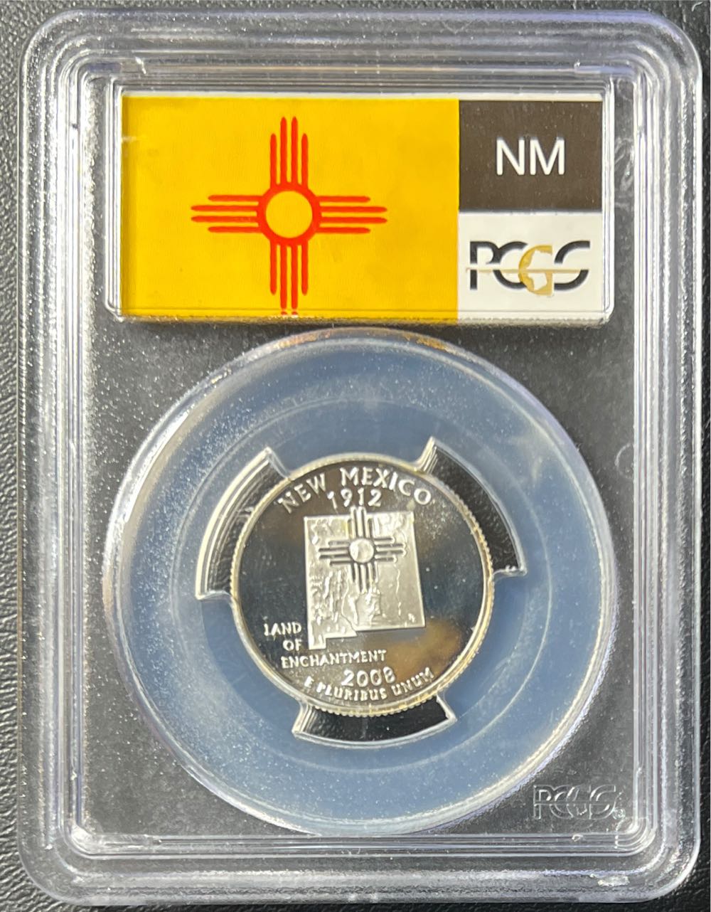 2008 PCGS S PR69 DCAM New Mexico State Quarter  coin collectible - Main Image 2