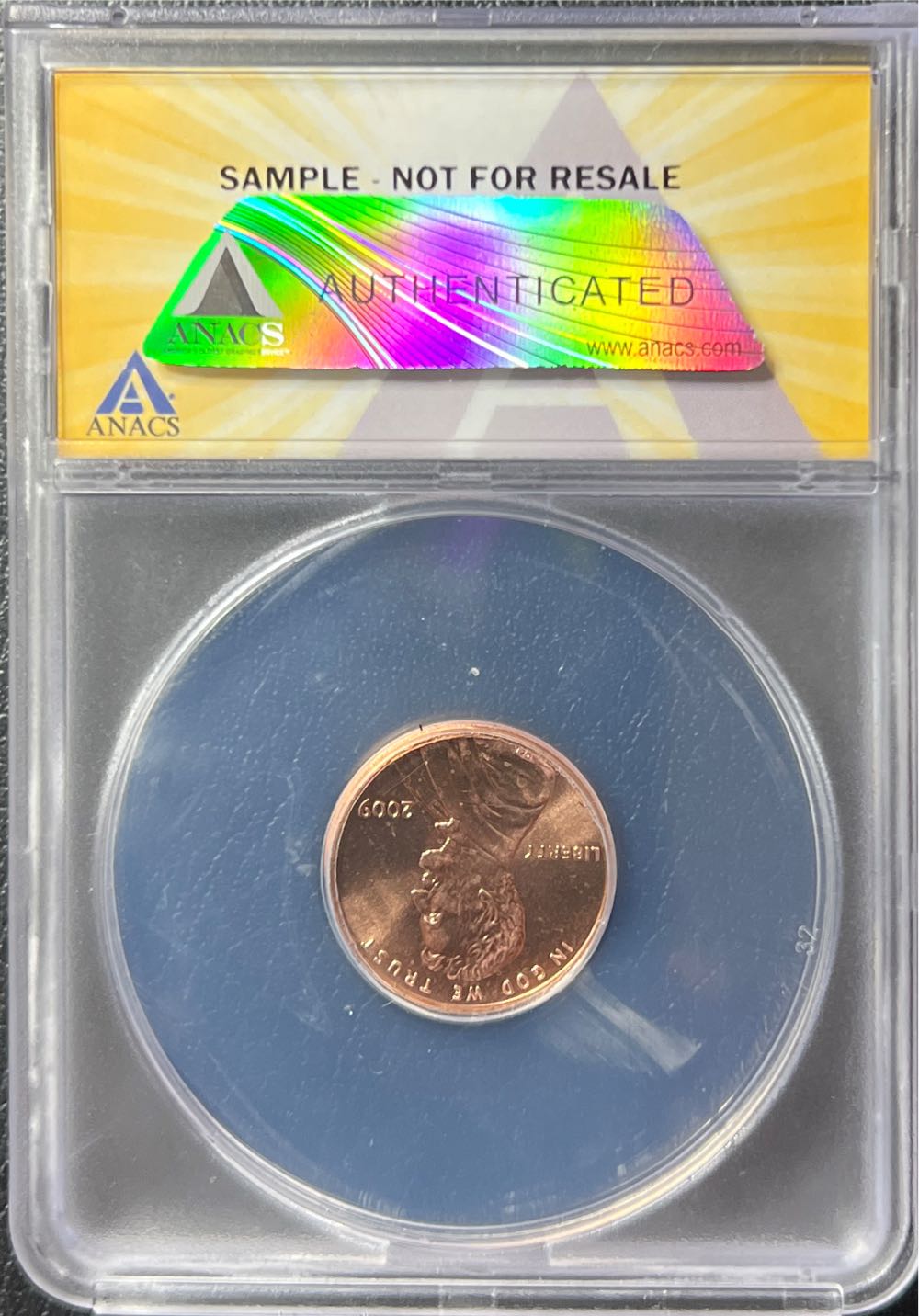 2009 P Lincoln Cent ANACS Supports Young Numismatics   coin collectible - Main Image 2