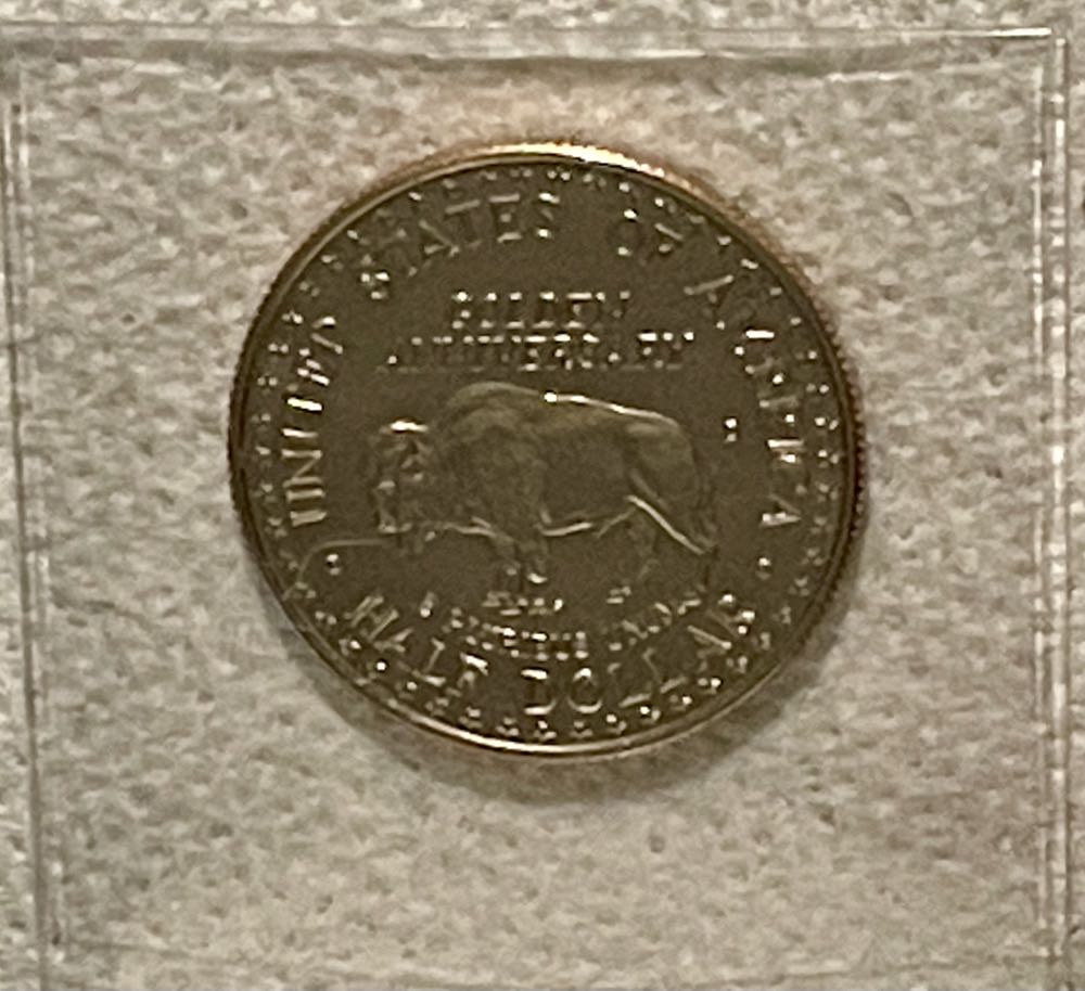 1991 Mount Rushmore Commemorative Uncirculated Half Dollar  coin collectible - Main Image 2