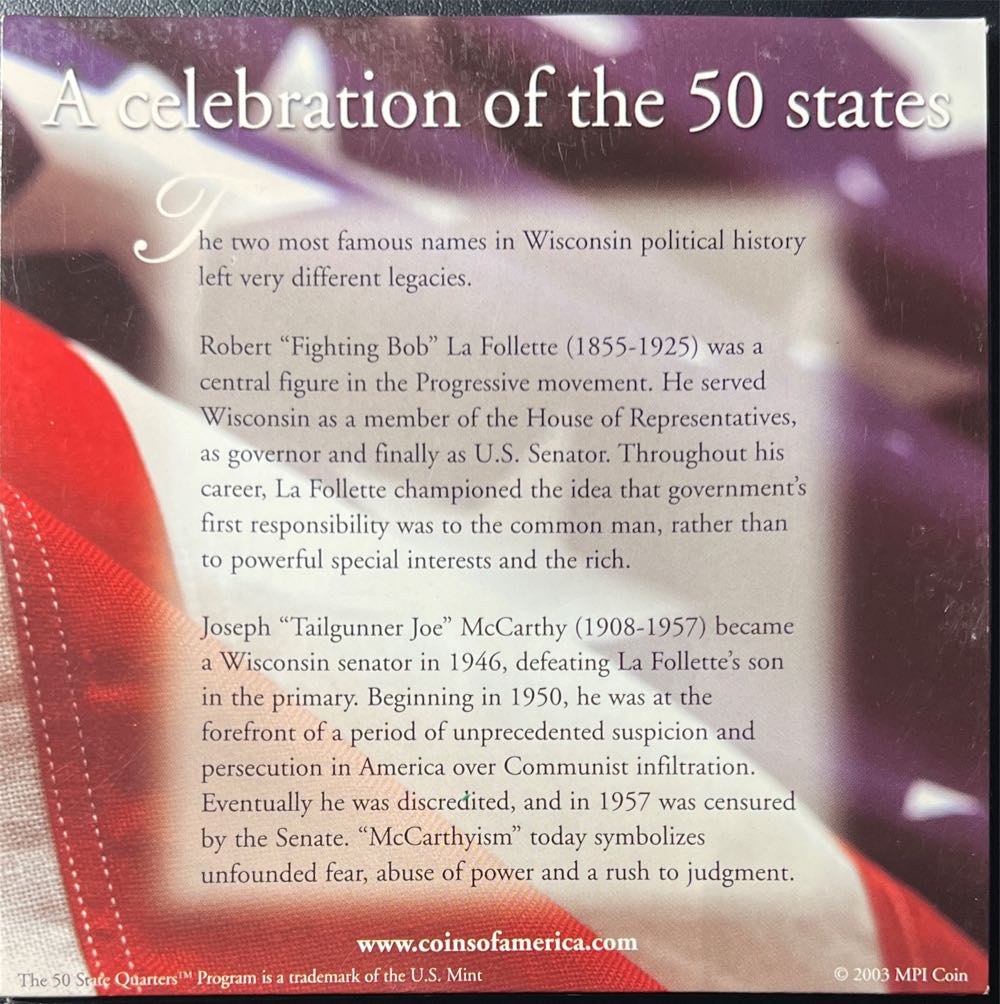 1999 State Quarters - Coins of America U.S. Minted Quarter Dollar - #10 Virginia  coin collectible - Main Image 2