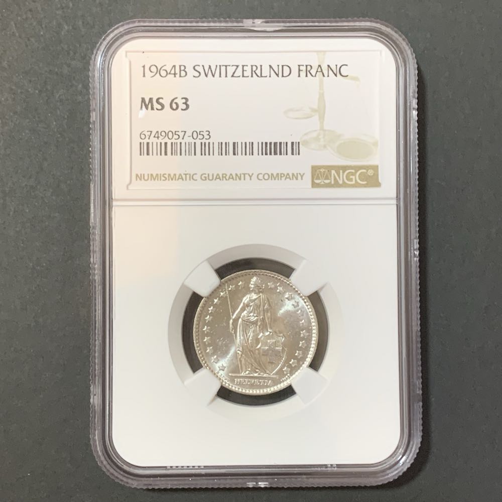 Helvetia | 1964B NGC  coin collectible - Main Image 3