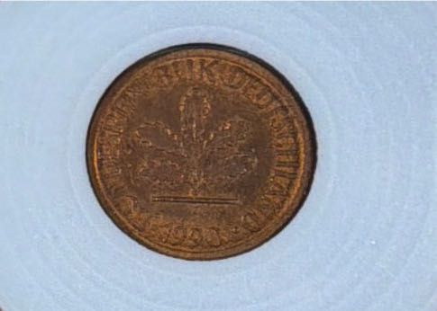 German 1 Pfennig  coin collectible - Main Image 2