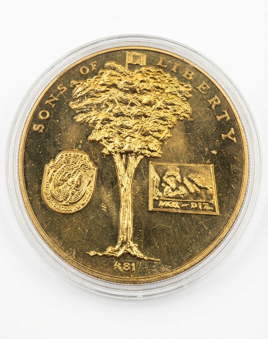 American Revolution Bicentennial George Washington Medal  coin collectible - Main Image 3