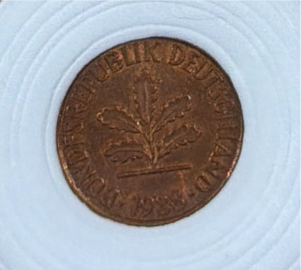 German 2 Pfennig  coin collectible - Main Image 2