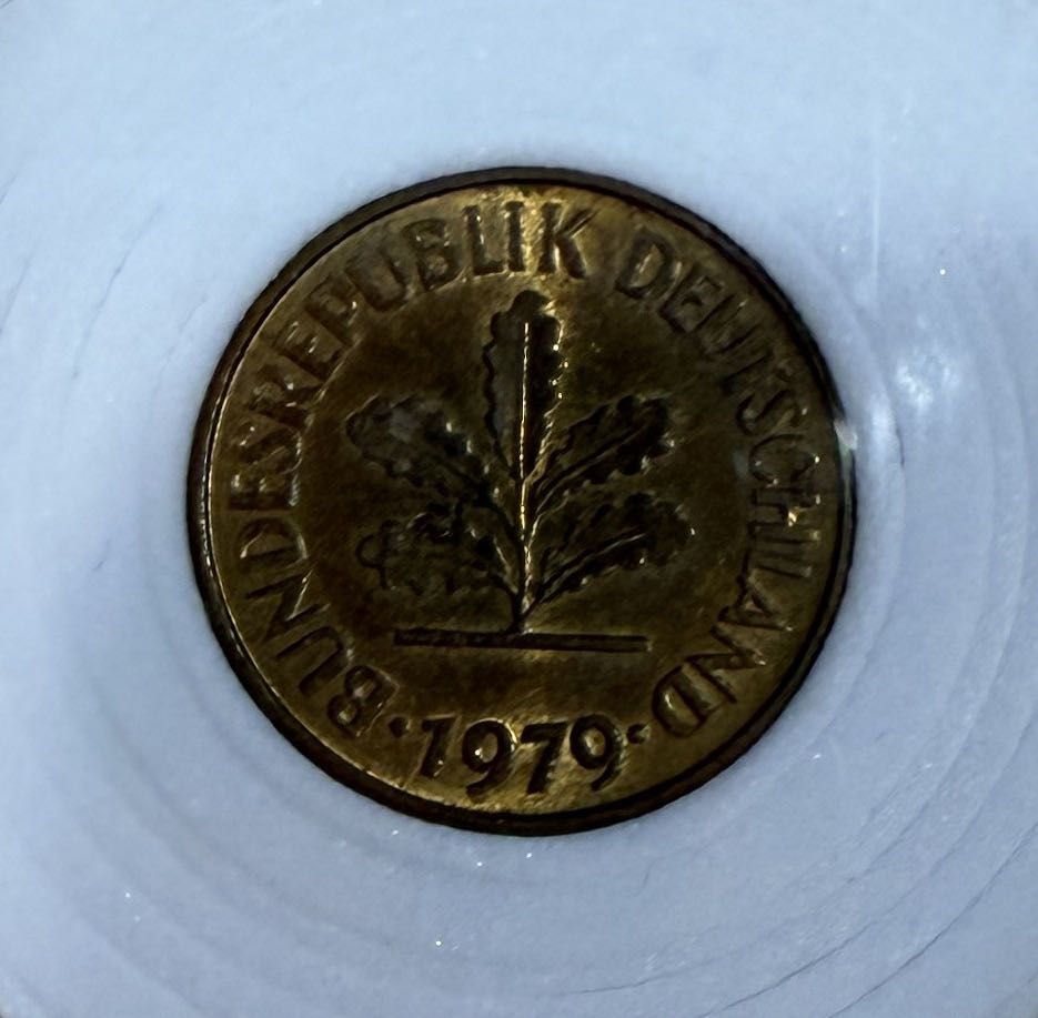 German 5 Pfennig  coin collectible - Main Image 2