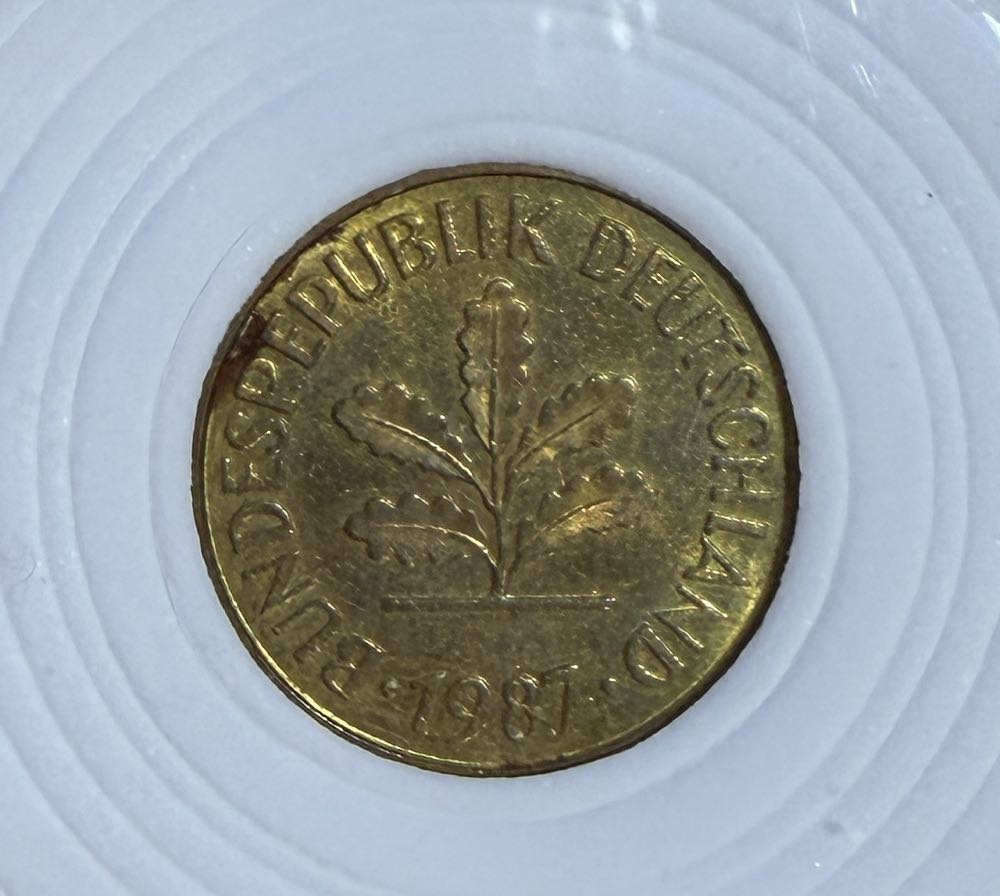 German 5 Pfennig  coin collectible - Main Image 2