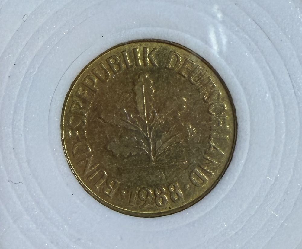 German 5 Pfennig  coin collectible - Main Image 2