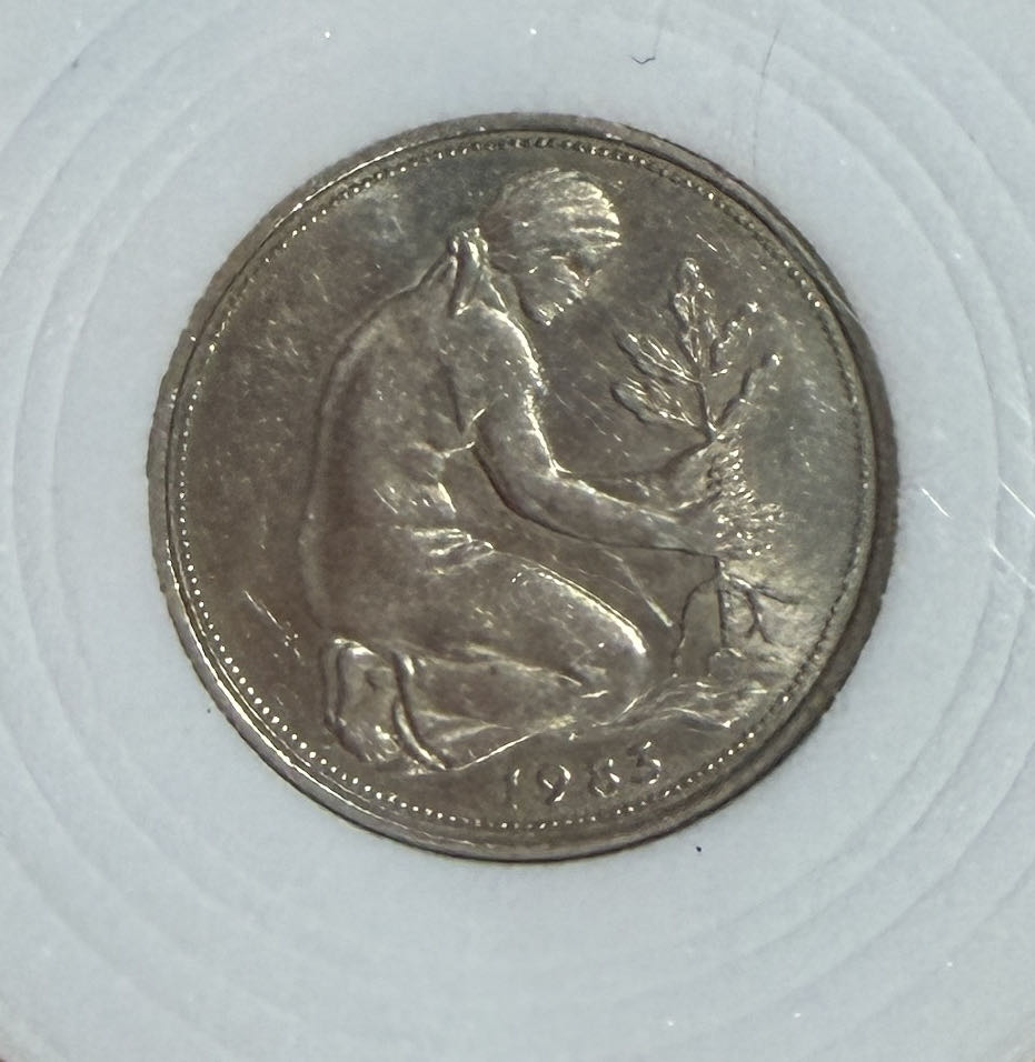 German 50 Pfennig  coin collectible - Main Image 2