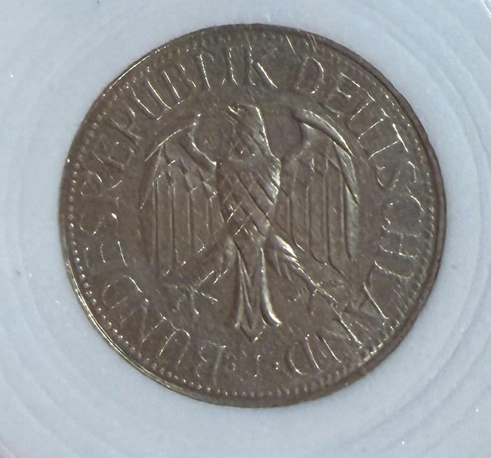 German 1 Deutsche Mark  coin collectible - Main Image 2