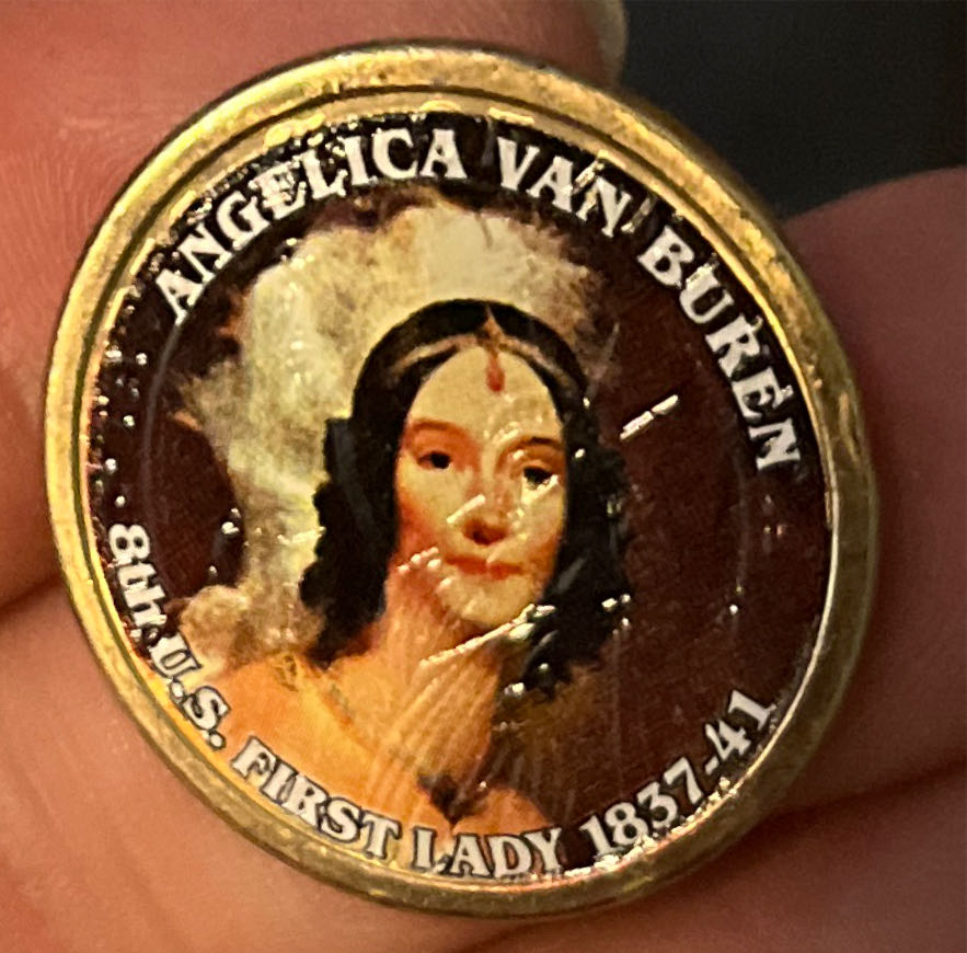 Angelica Van Buren Martin Van Buren 8th U.S. President Heritage First Lady Token  coin collectible - Main Image 2