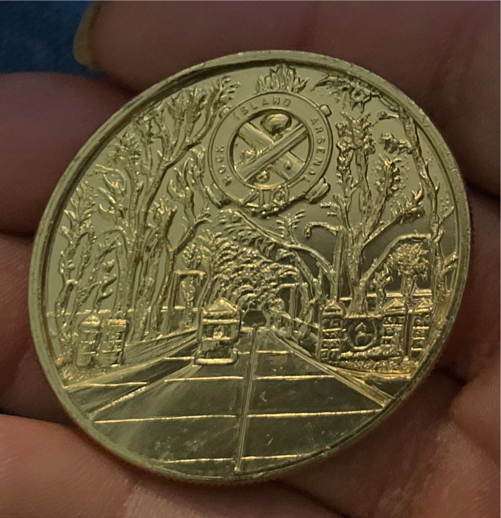 Rock Island Arsenal Centennial 1862-1962 Token  coin collectible - Main Image 2