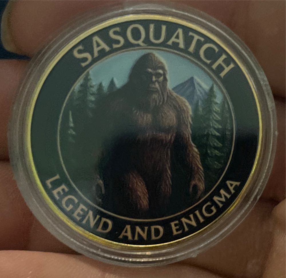 Bigfoot / Sasquatch Legend and Enigma 2025 Token  coin collectible - Main Image 2