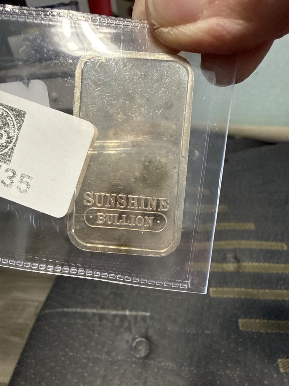 Sunshine Bullion 1 Troy Ounce .999 Fine Silver Bar  coin collectible - Main Image 2