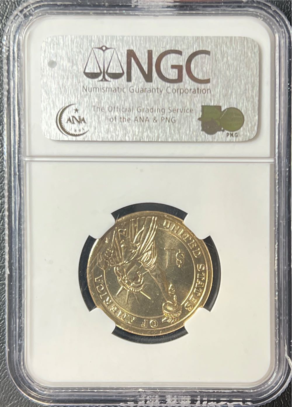 2007 D James Madison First Day of Issue NGC MS65  coin collectible - Main Image 2