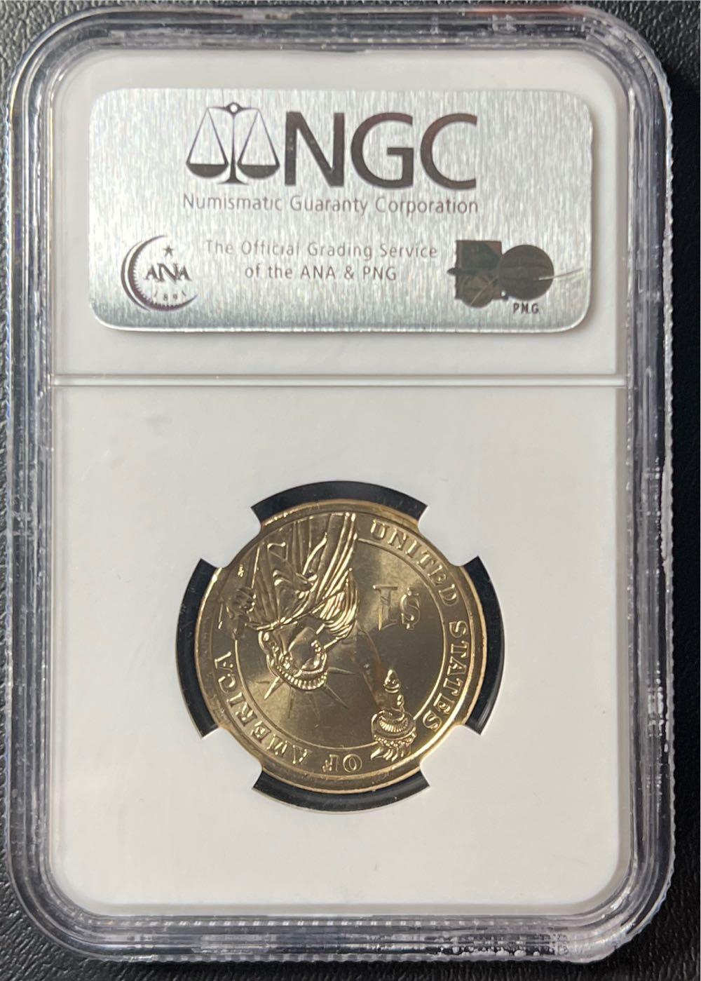 2007 P Thomas Jefferson First Day of Issue NGC MS65  coin collectible - Main Image 2