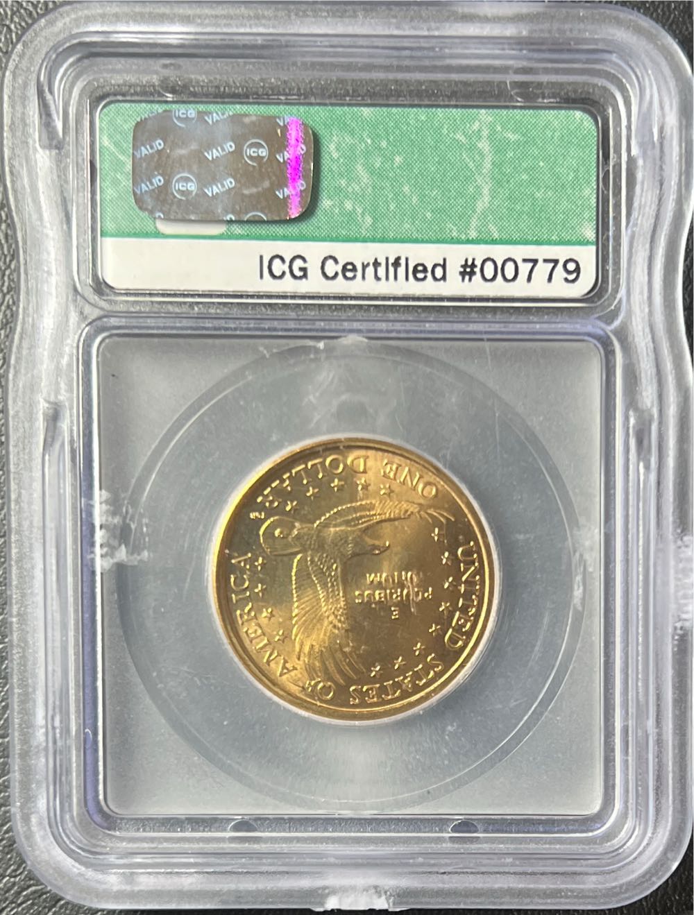 2000 D $1 Official US Mint Burnished Native American Millennium Coinage Set ICG  coin collectible - Main Image 2