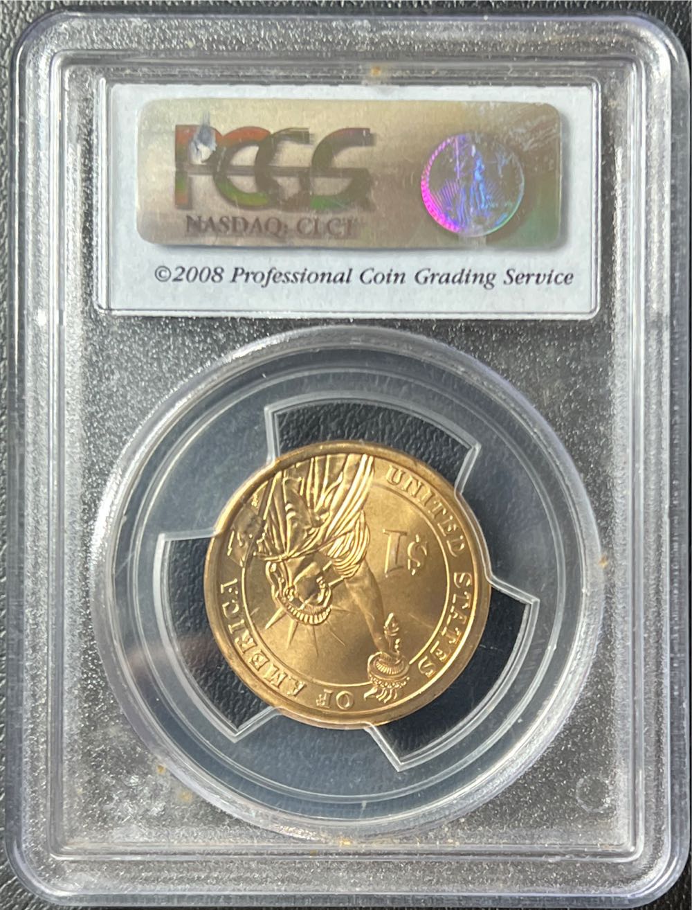 2008 P James Monroe $1 PCGS MS68 Position B  coin collectible - Main Image 2