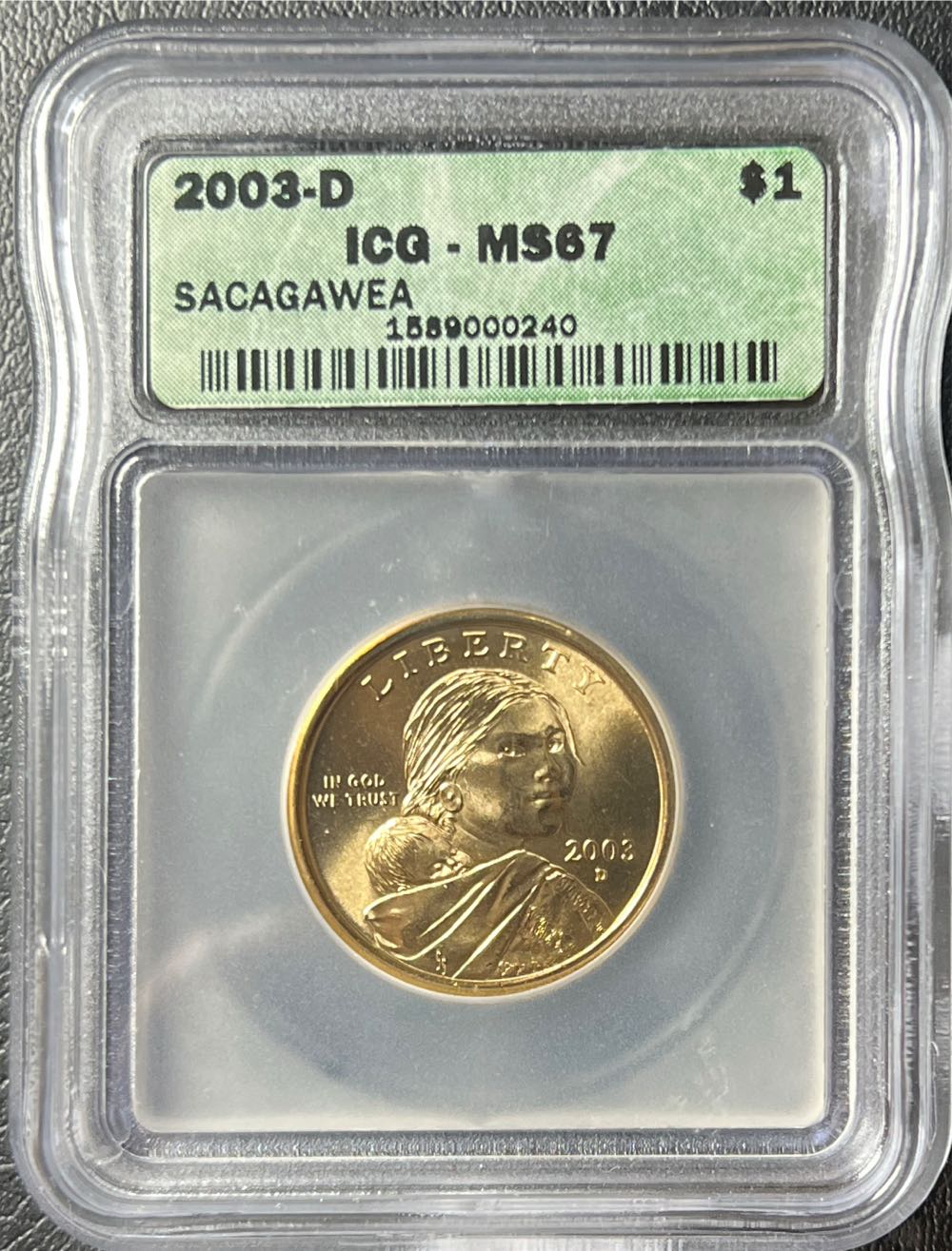 1892 Morgan Silver Dollar