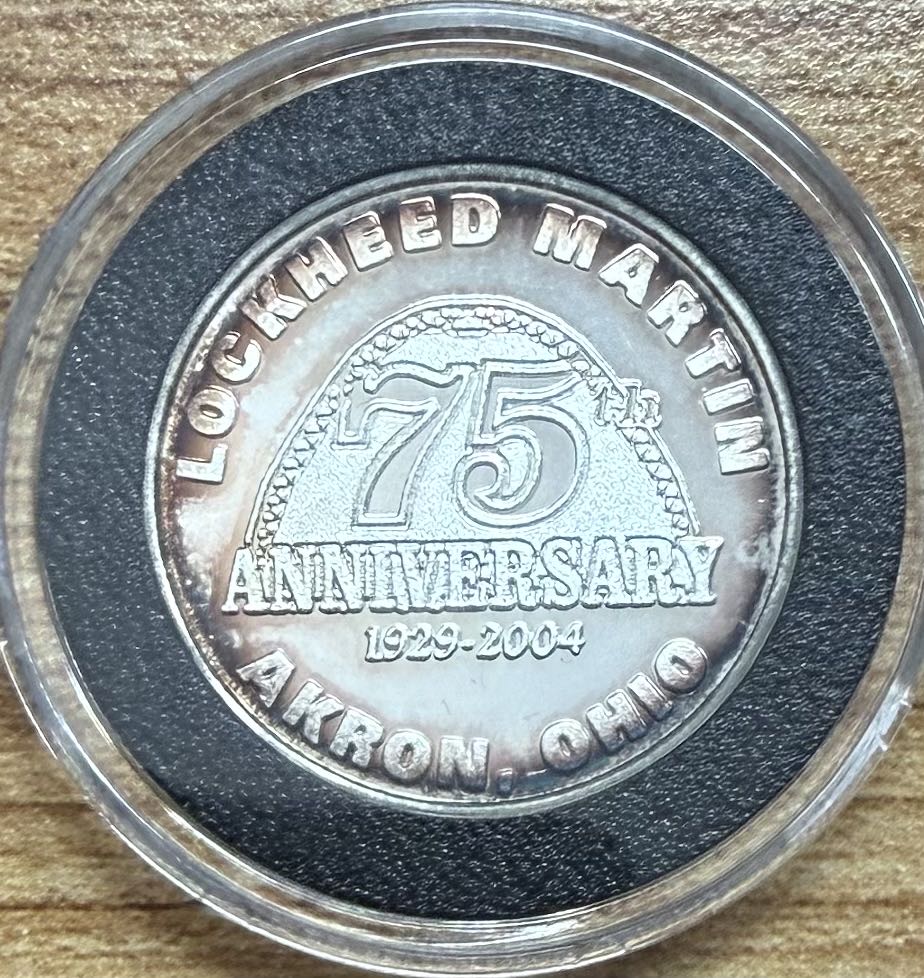 Lockheed Martin 75th Anniversary  coin collectible - Main Image 2