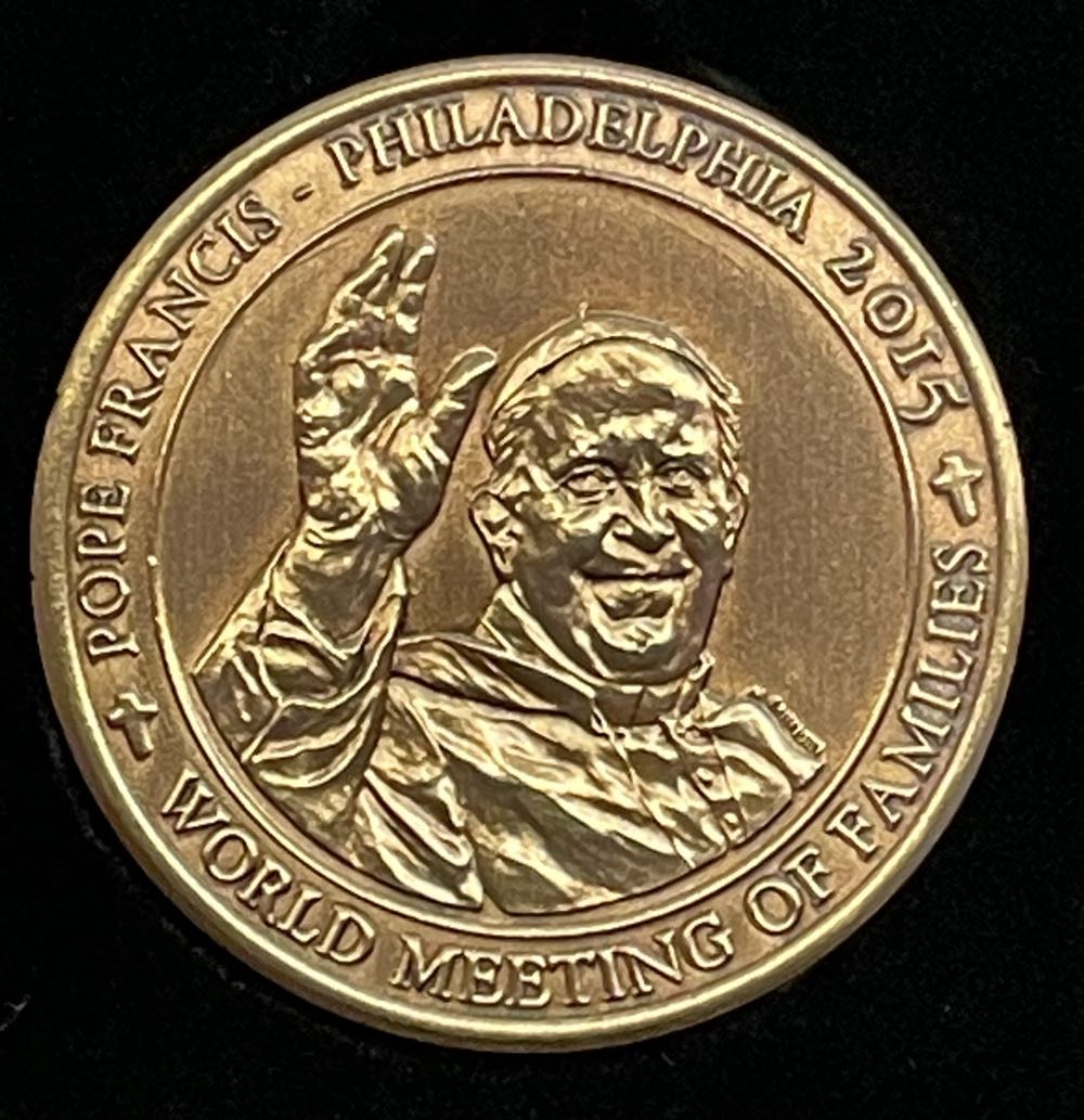 Pope Francis 2015 World Meeting Of Families, Philadelphia  coin collectible - Main Image 3