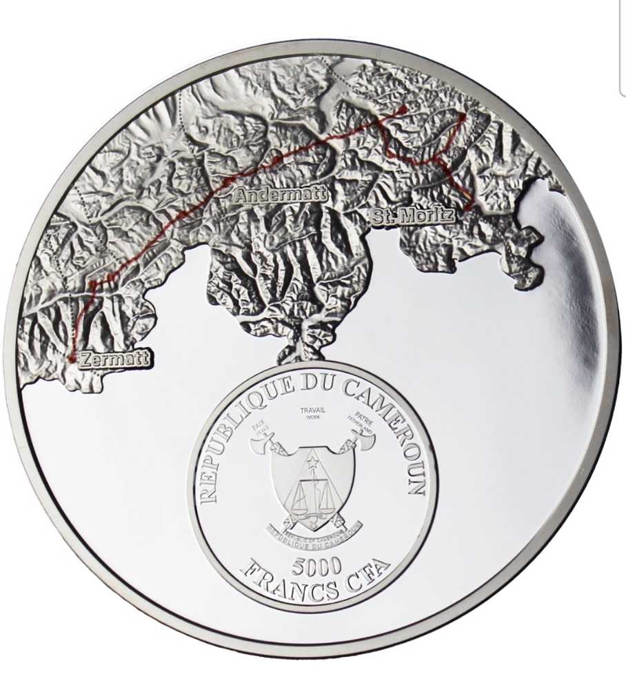 CAMEROON Glacier Express   coin collectible - Main Image 2