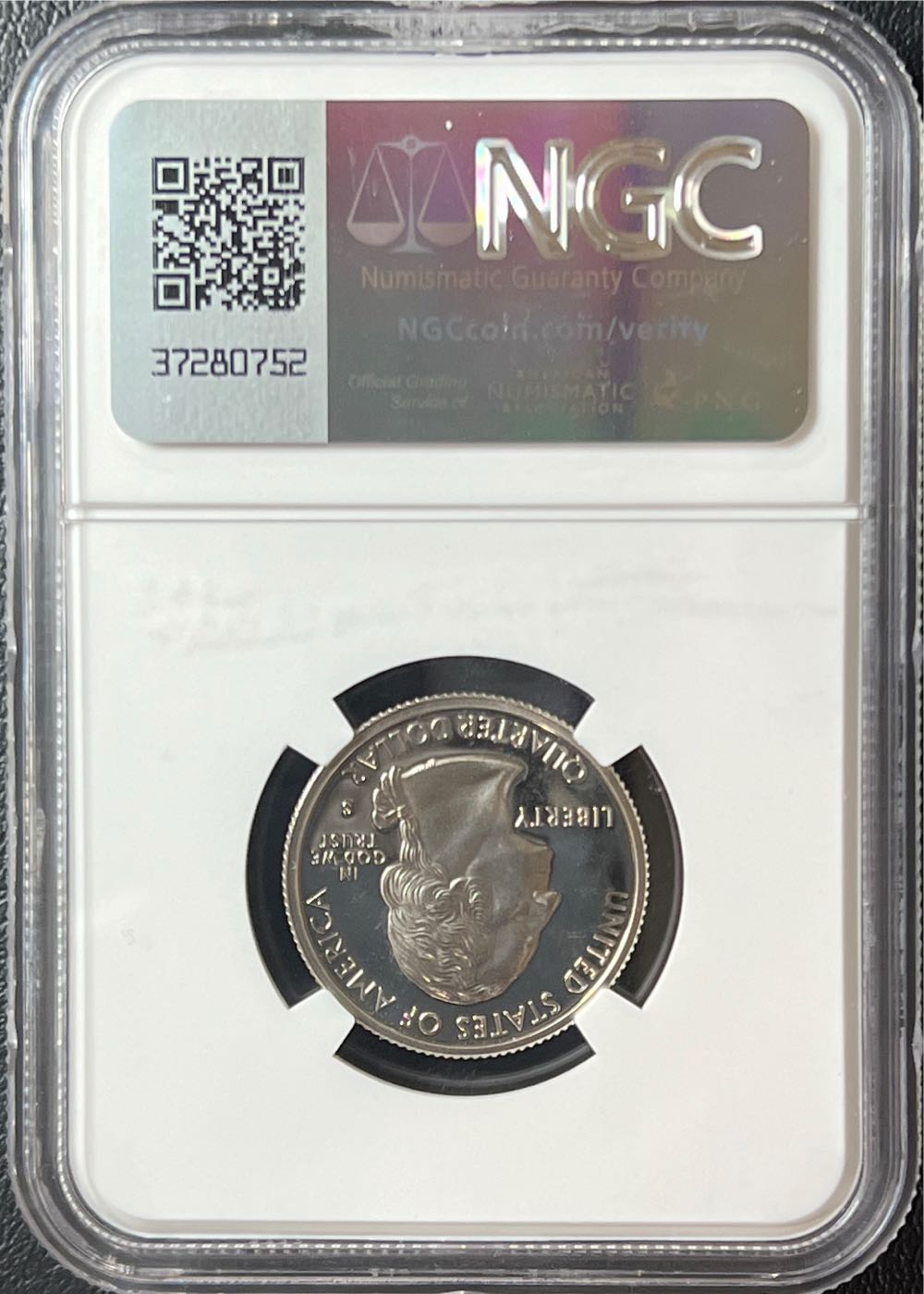 1999 S Clad Washington Quarter Georgia NGC PF69 ULTRA CAMEO  coin collectible - Main Image 2