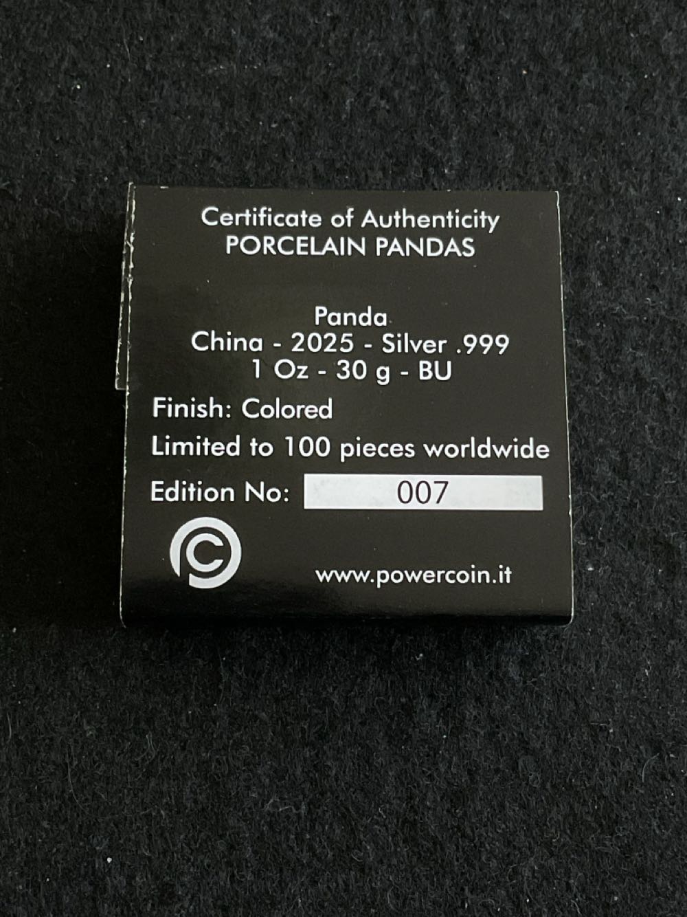 Porcelain Pandas Coin  coin collectible - Main Image 3
