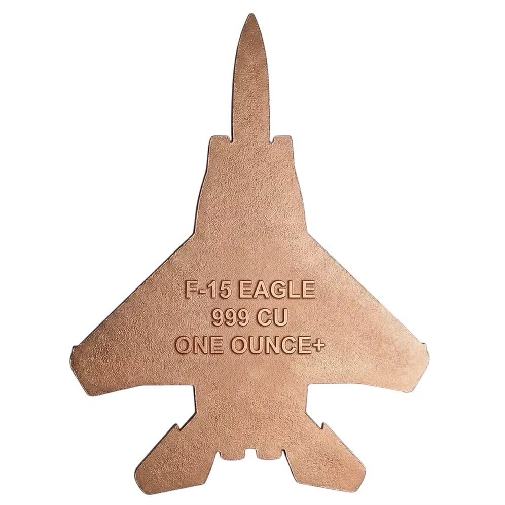 F-35 Lightning Copper Medal  coin collectible - Main Image 2