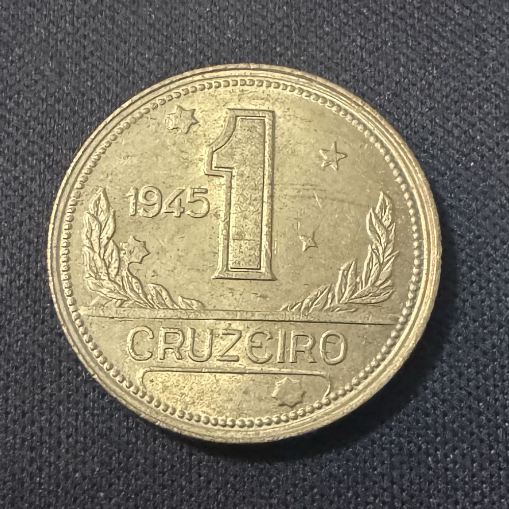 Brazil 1c - 1945  coin collectible - Main Image 2
