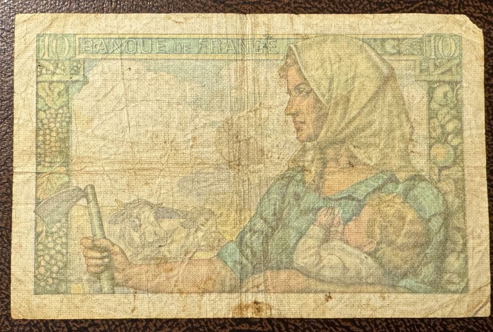 10 Francs France - 1942  coin collectible - Main Image 2