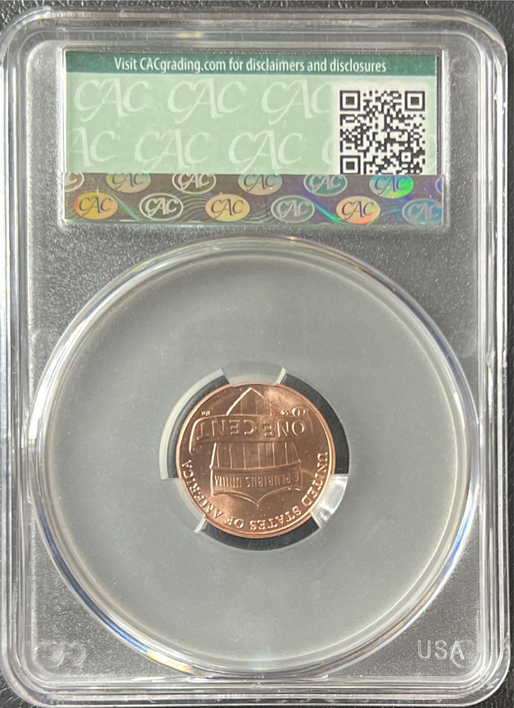 2025 Lincoln Shield Cent CAC MS63RD   coin collectible - Main Image 2