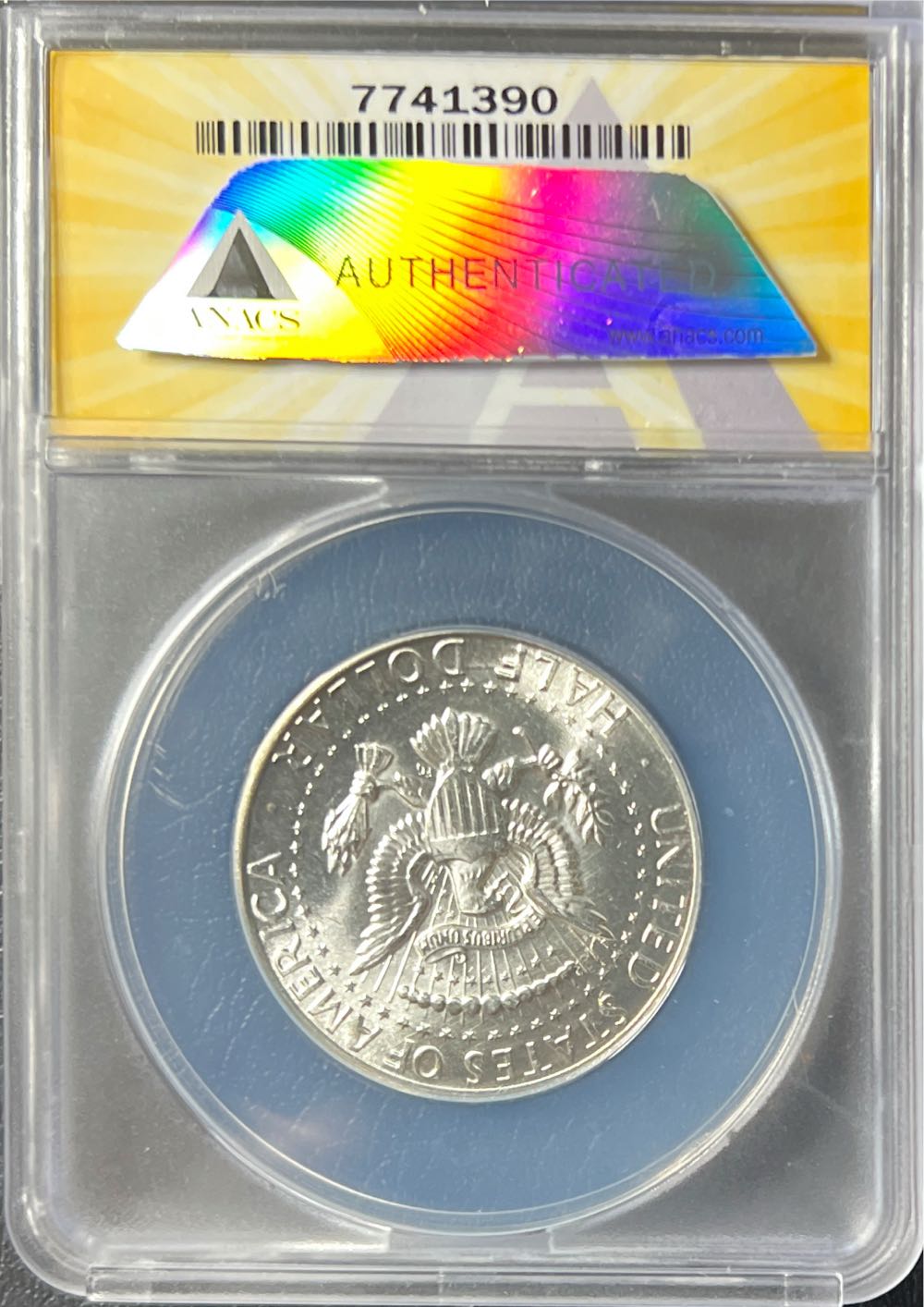 1970 D Kennedy Half Dollar ANACS MS66  coin collectible - Main Image 2