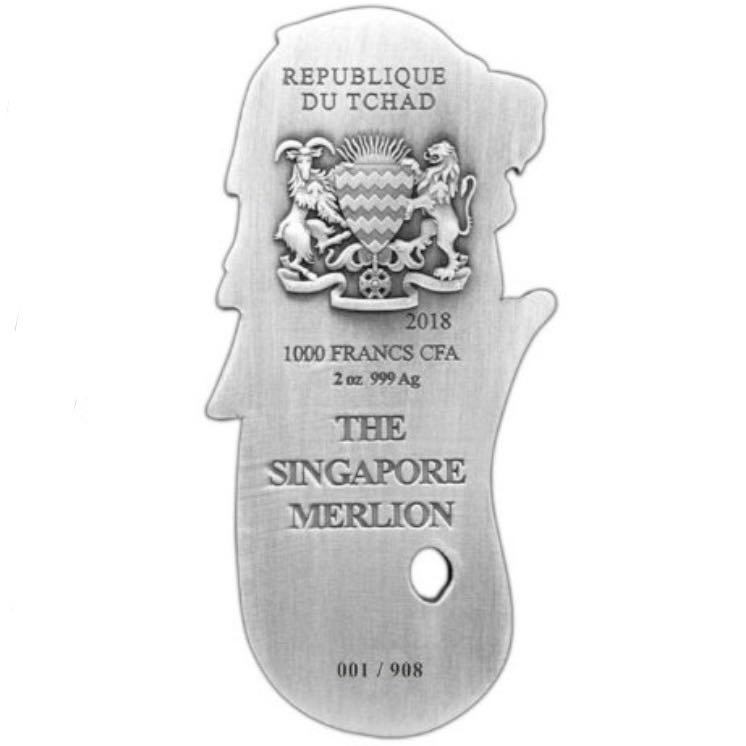Merlion | Chad 2018  coin collectible - Main Image 2
