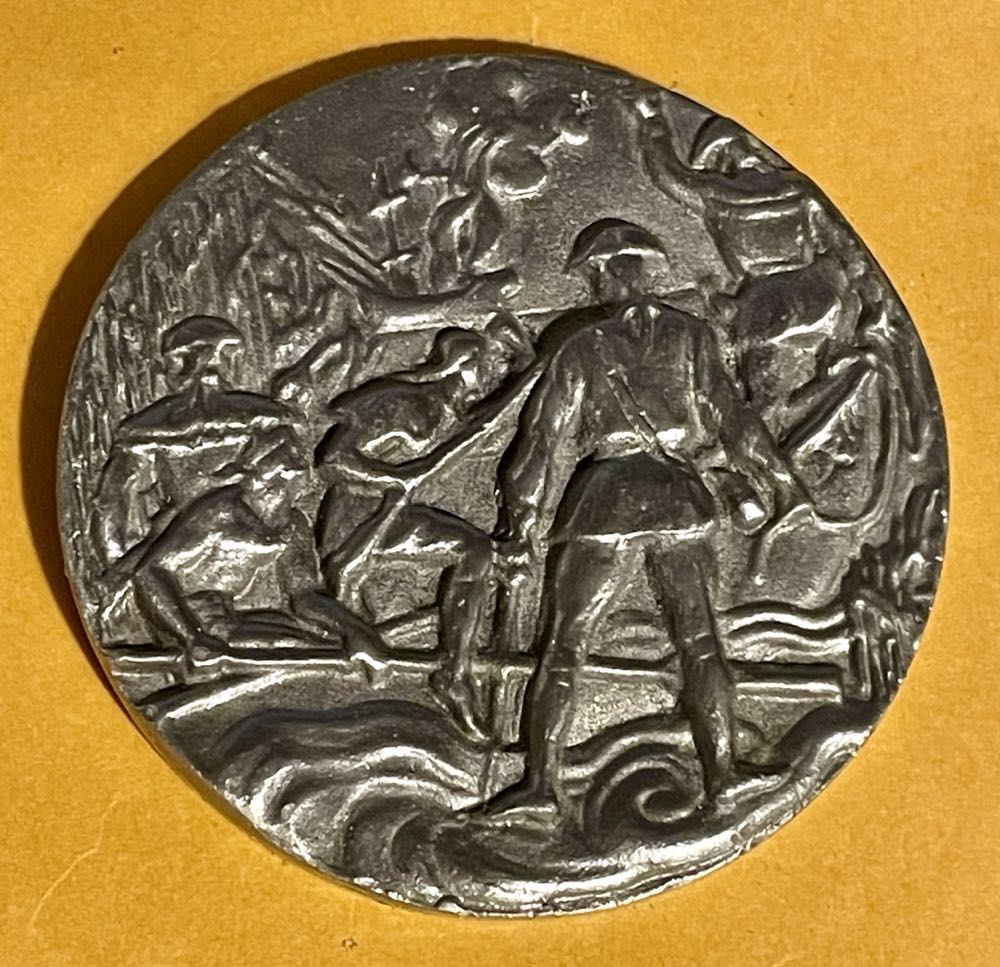 Whale Boat Warfare 1776-1783 Medal - D. DeLue  coin collectible - Main Image 2