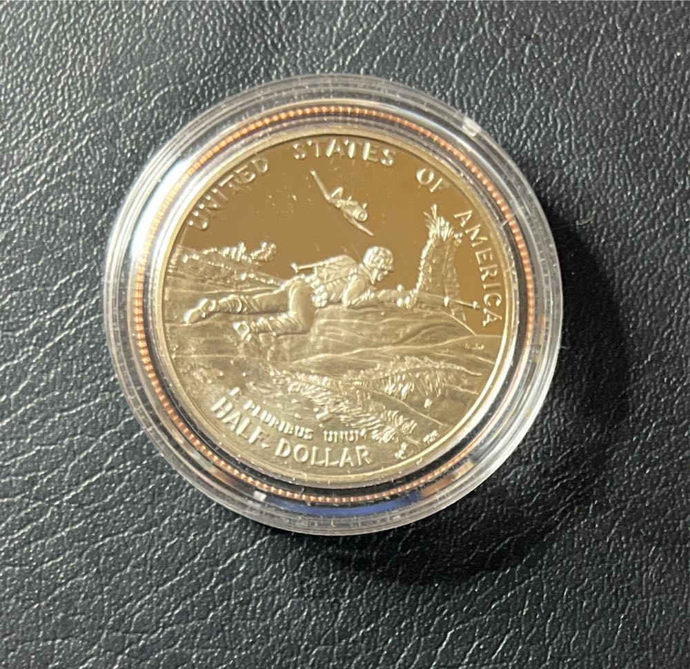 1991-1995 P Proof WWII Commemorative Clad Half Dollar!  coin collectible - Main Image 2
