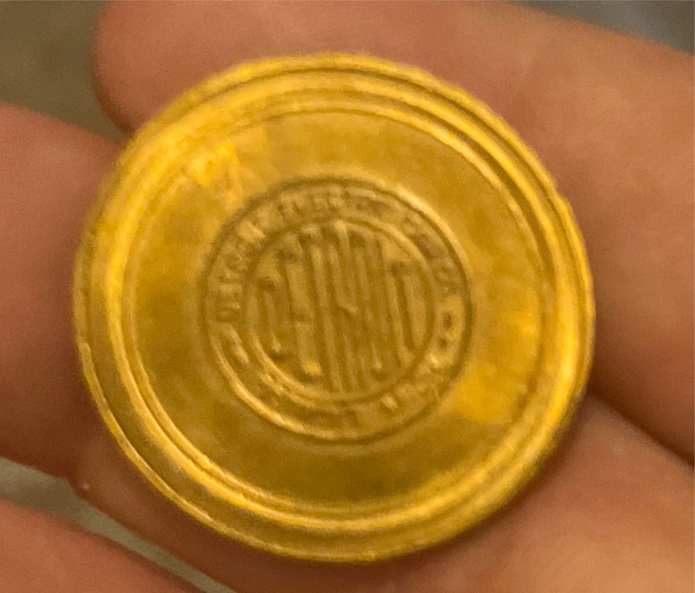 Franklin Mint 1907 Detroit Electric Car Token  coin collectible - Main Image 2