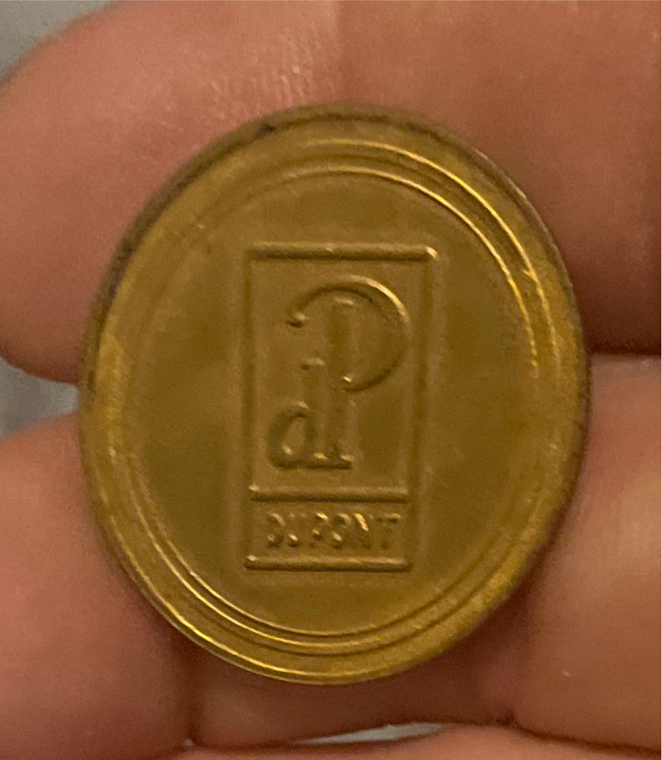 Franklin Mint 1921 Dupont Tourer Token  coin collectible - Main Image 2