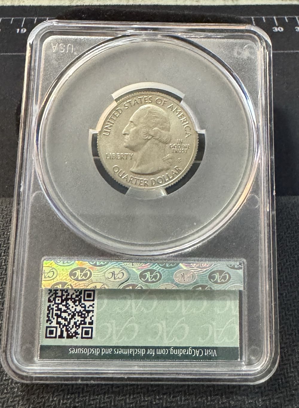 Quarter Ellis Island MS 69  coin collectible - Main Image 2