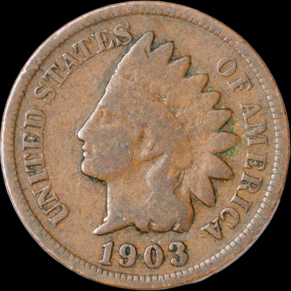 1903 Indian Head Penny  coin collectible - Main Image 2