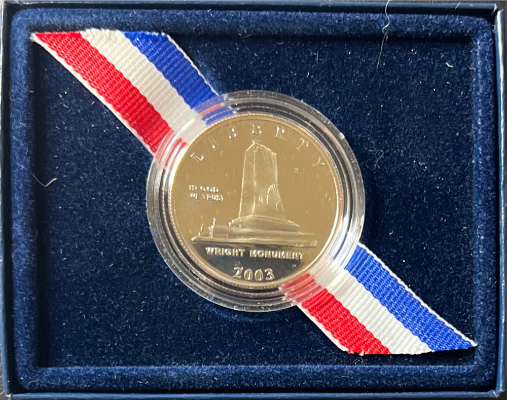 2003 First Flight Centennial Commemorative Half Dollar Coin  coin collectible - Main Image 2