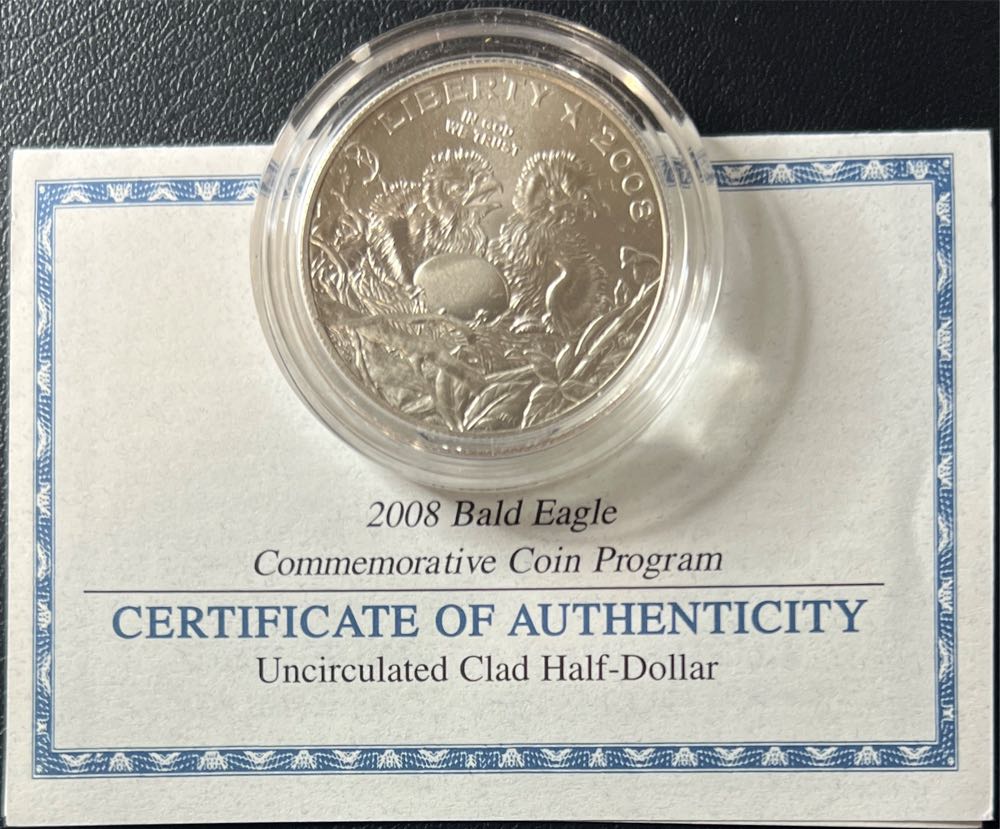 2008 Bald Eagle Commemorative Coin Program  coin collectible - Main Image 3