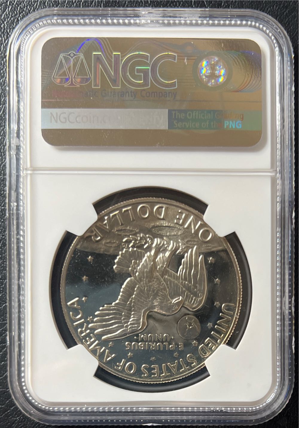 1974 S Eisenhower $1 NGC PF66 CAMEO  coin collectible - Main Image 2