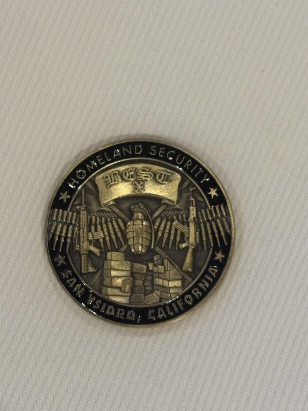 HSI San Ysidro California BEST  coin collectible - Main Image 2