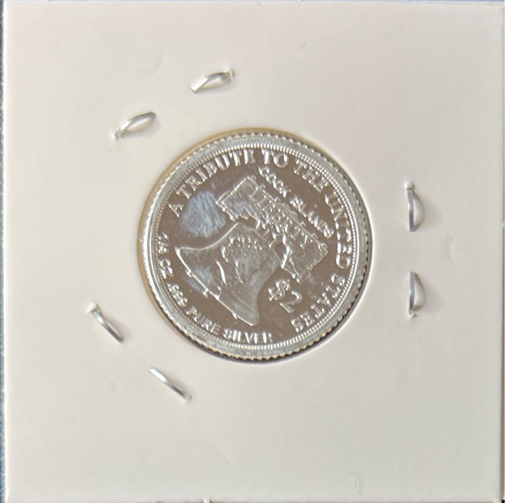 2022 Cook Islands $2 1/4 oz Silver Double Eagle Proof Coin   coin collectible - Main Image 2