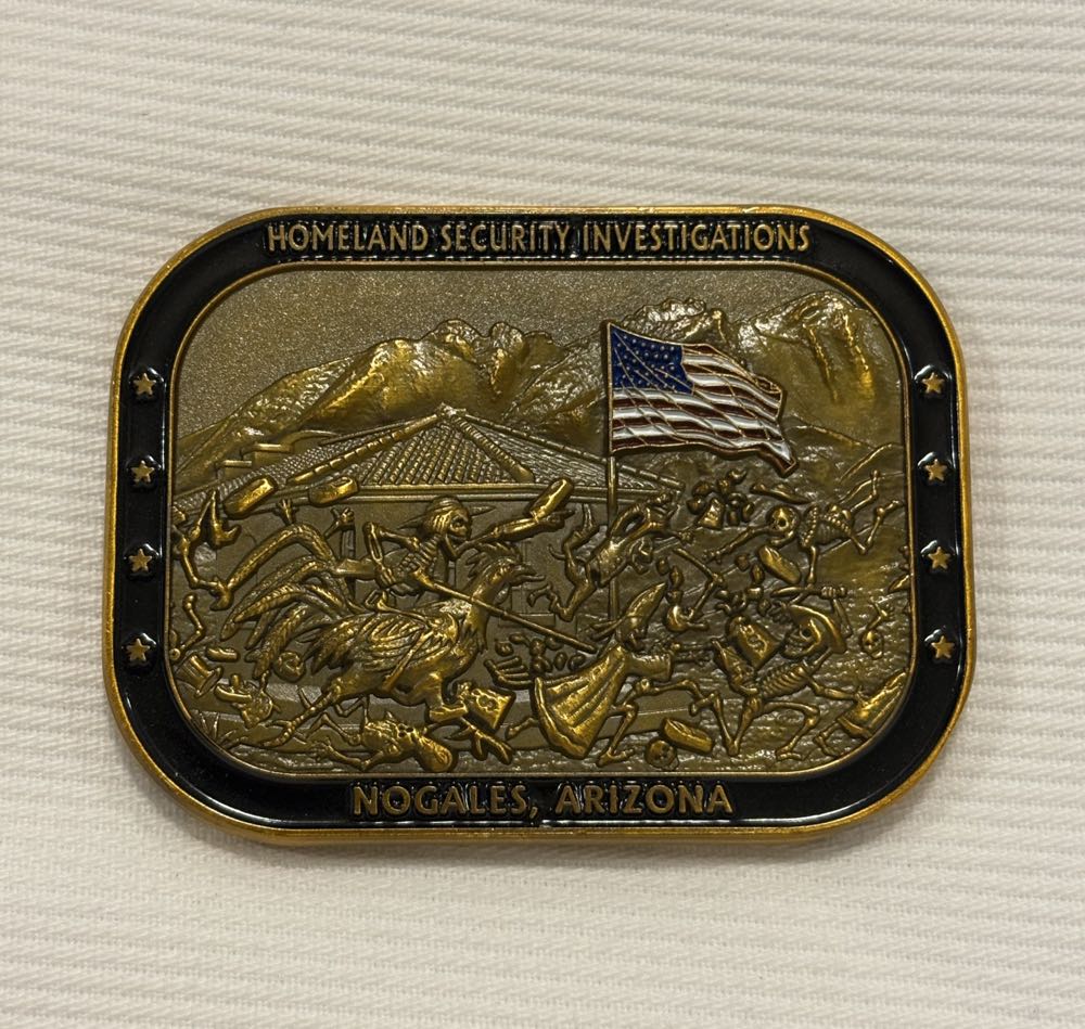 HSI Nogales Arizona BEST Gold  coin collectible - Main Image 2